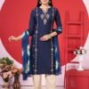 Latest Deecee Laxuria Barlin Embroidered Kurti With Bottom Dupatta Collection Wholesale 2026