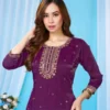 Deecee Vitara Roman Glass Embroidered Flared Kurti Collection Wholesale