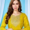 Latest Deecee Vitara Roman Glass Embroidered Flared Kurti Collection Wholesale 2026