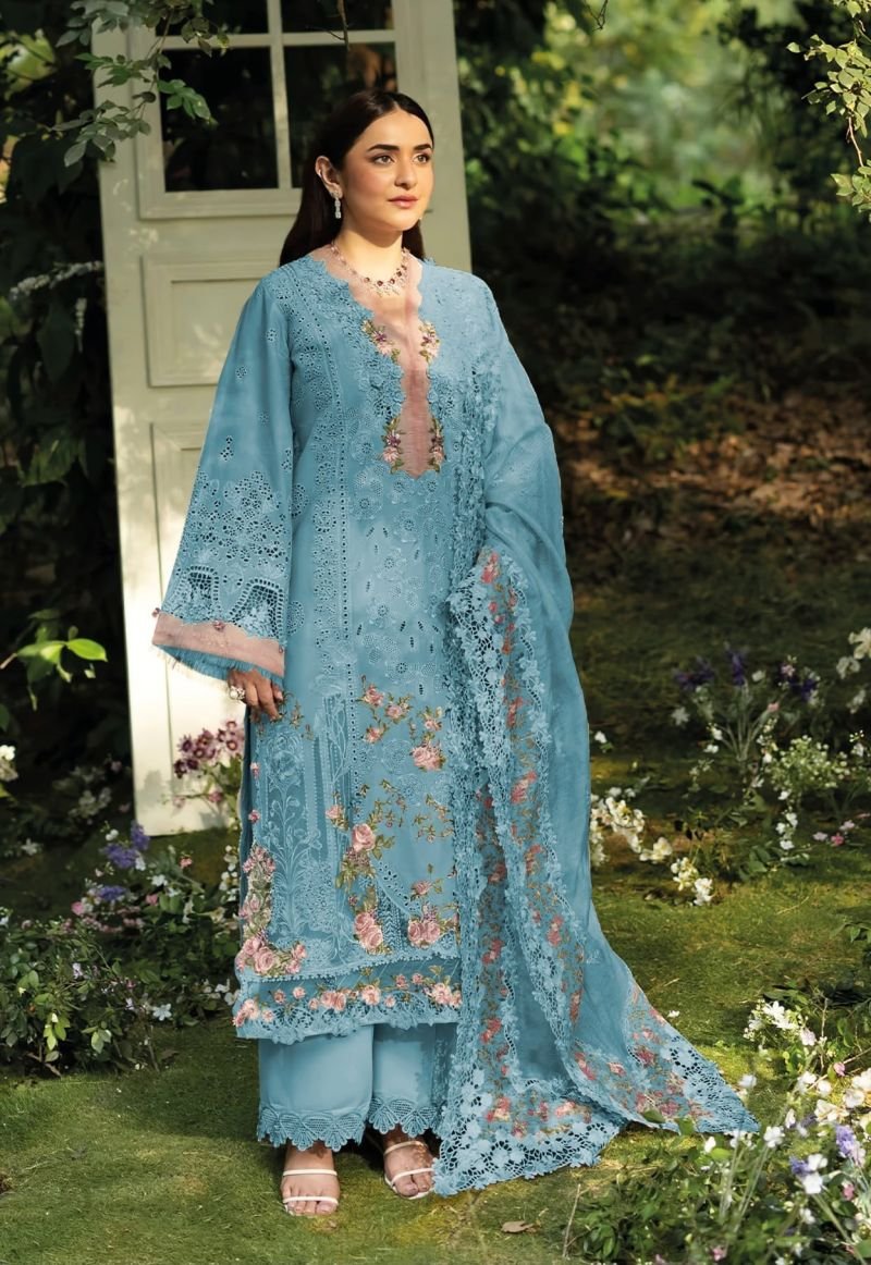Deepsy Elaf 2046 A To D Cotton Embroidered Salwar Kameez Wholesale