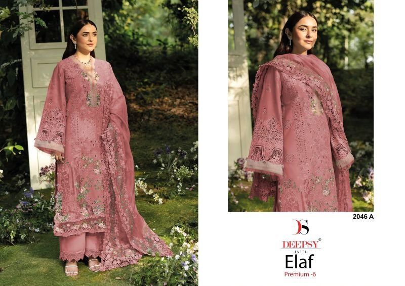 Buy Deepsy Elaf 2046 A To D Cotton Embroidered Salwar Kameez Wholesale 2026