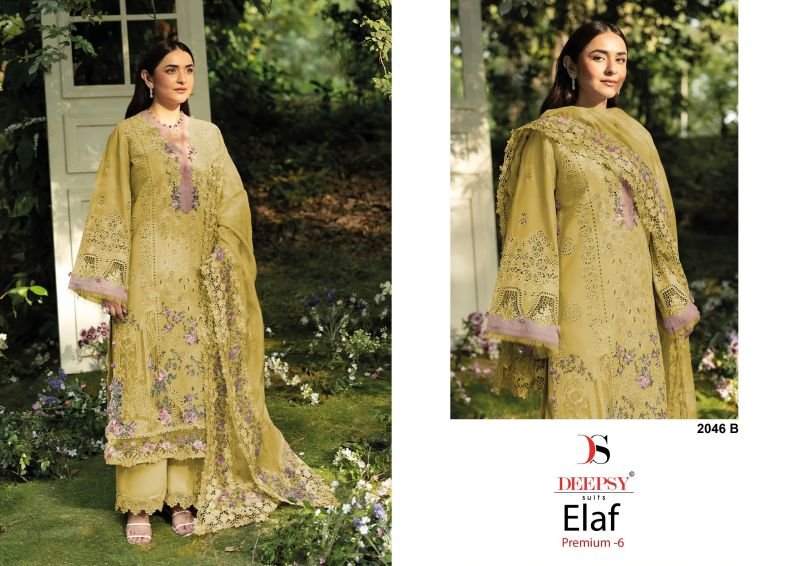 Buy Deepsy Elaf 2046 A To D Cotton Embroidered Salwar Kameez Wholesale 2026