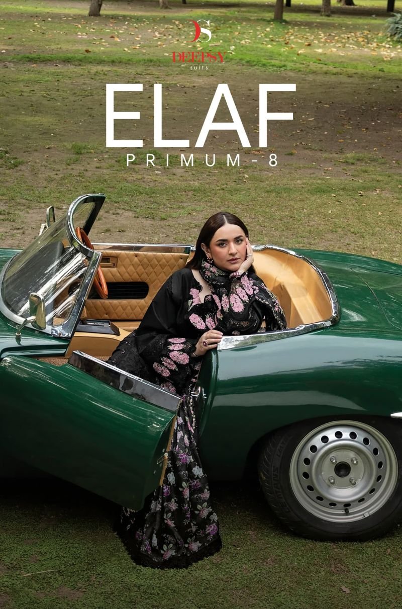 Deepsy Elaf Premium Vol 8 Cotton Embroidered Salwar Kameez Wholesale
