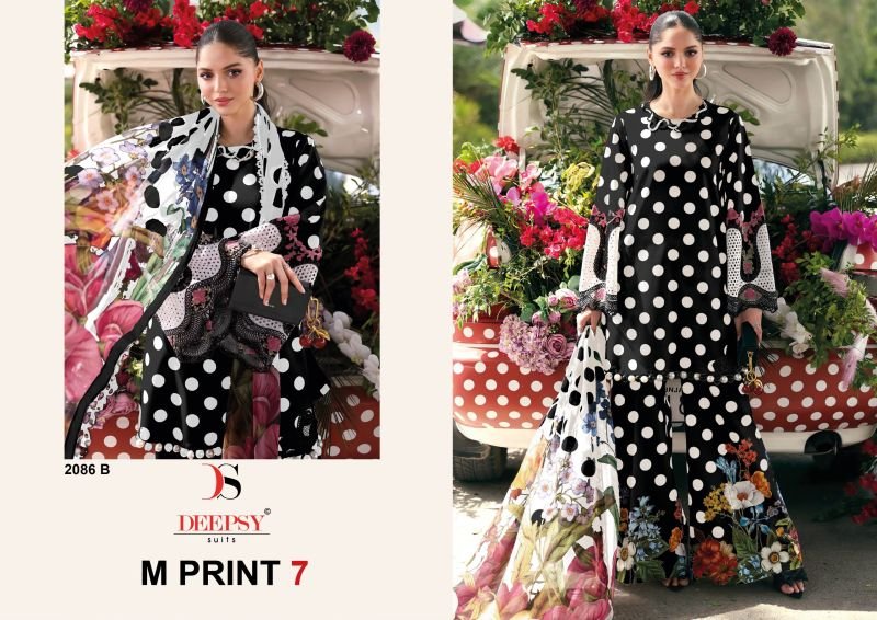 Launching Deepsy M Print Vol 7 Chiffon Dupatta Cotton Printed Salwar Kameez Wholesale 2026