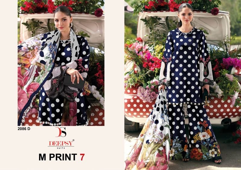 Launching Deepsy M Print Vol 7 Chiffon Dupatta Cotton Printed Salwar Kameez Wholesale 2026