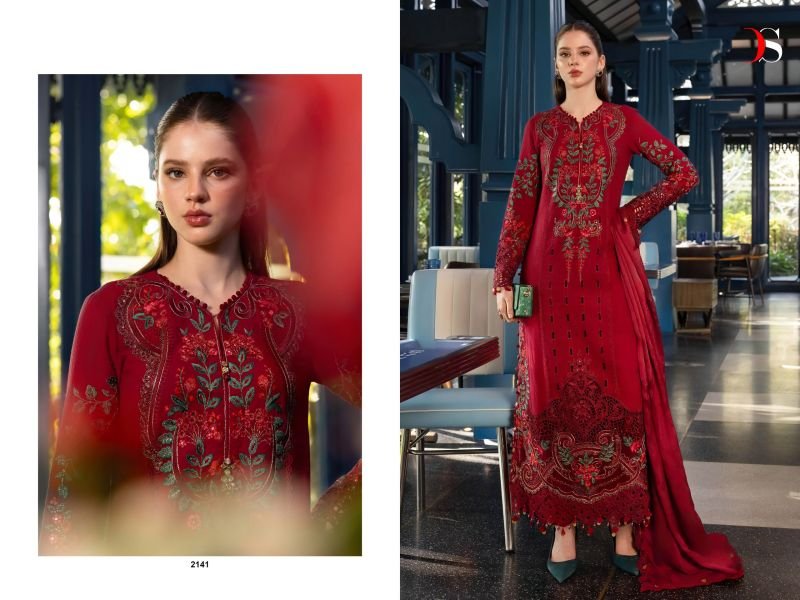 Deepsy Maria B Embroidered Vol 6 Cotton Dupatta Cotton Embroidered Pakistani Salwar Kameez Wholesale