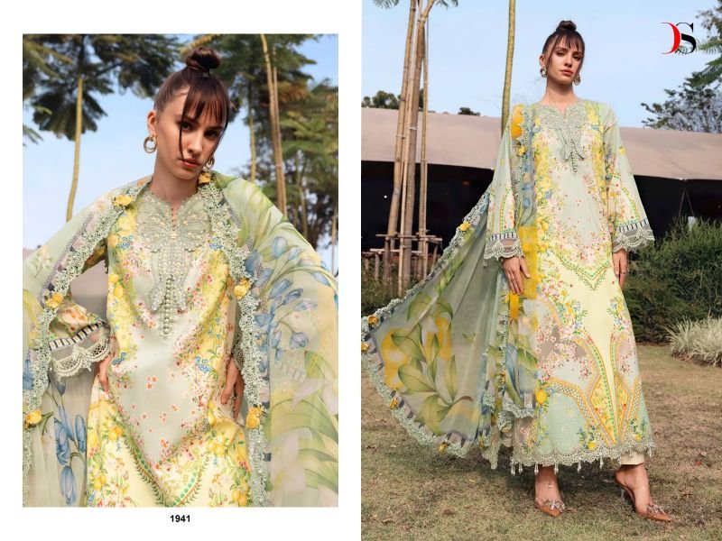 Stylish Deepsy Maria B M Print Vol 6 Nx Chiffon Dupatta Cotton Embroidery Salwar Kameez Wholesale 2026