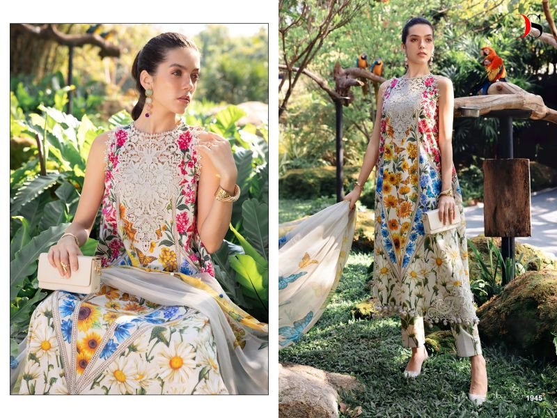 Stylish Deepsy Maria B M Print Vol 6 Nx Chiffon Dupatta Cotton Embroidery Salwar Kameez Wholesale 2026