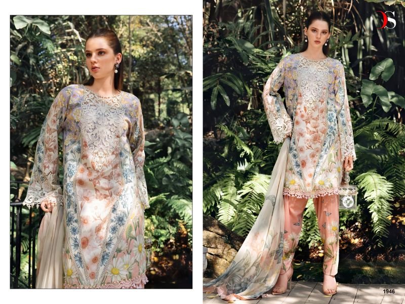 Stylish Deepsy Maria B M Print Vol 6 Nx Chiffon Dupatta Cotton Embroidery Salwar Kameez Wholesale 2026