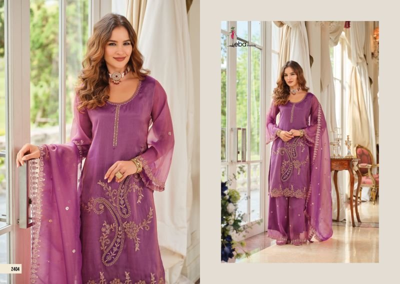 Stylish Eba Firdaus Simar Beads Work Kurti With Bottom Dupatta Collection Wholesale 2026