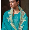 Ganga Nivora 4966 Pure Viscose Woven Silk Jacquard Salwar Kameez Wholesale