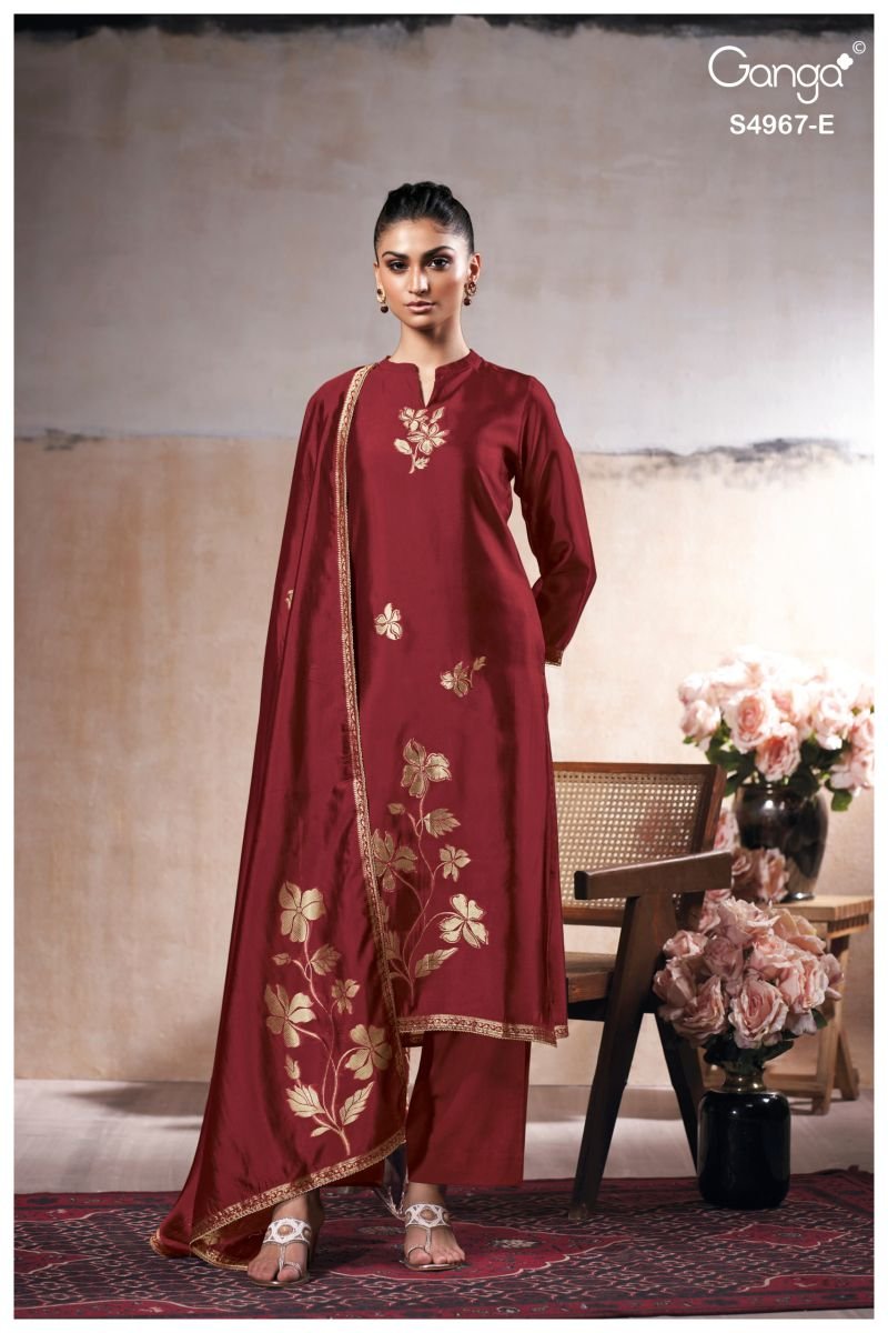 Ganga Raashii 4967 Viscose Embroidered Salwar Kameez Wholesale