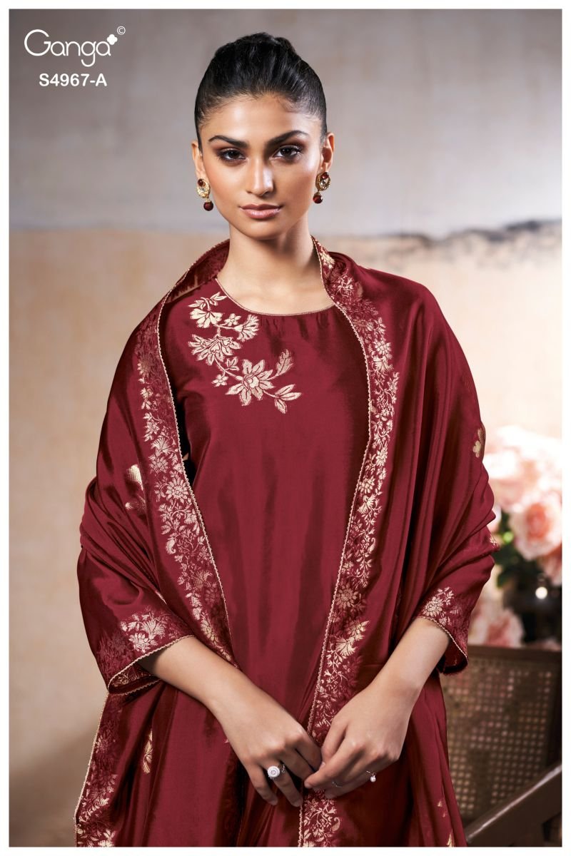 Ganga Raashii 4967 Viscose Embroidered Salwar Kameez Wholesale