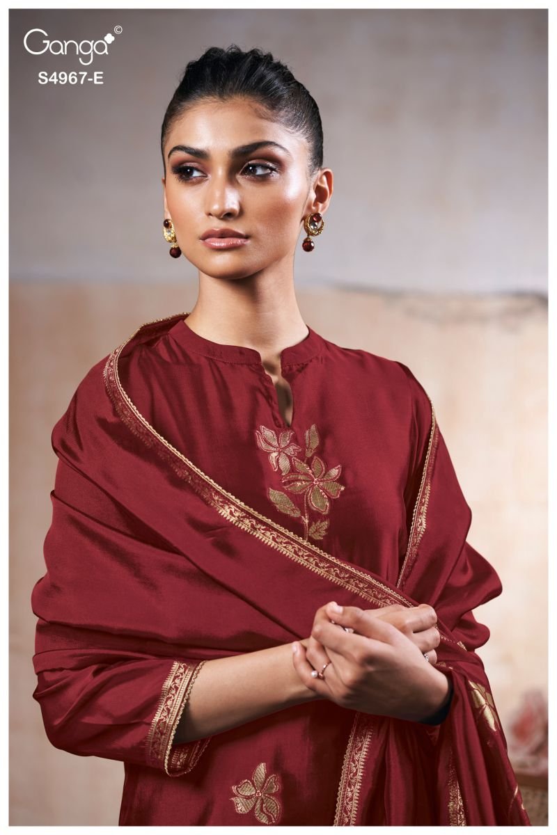 Ganga Raashii 4967 Viscose Embroidered Salwar Kameez Wholesale