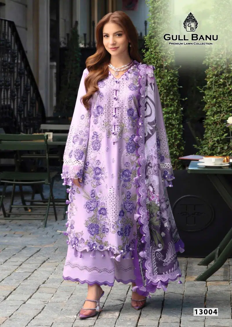 Gull A Ahmad Gull Banu Vol 13 Cambridge Printed Karachi Dress Material Wholesale