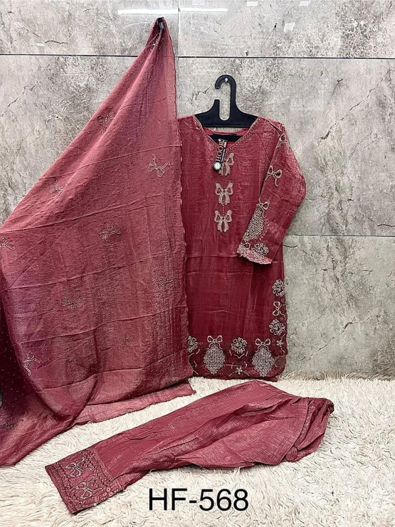 Beautiful Hoor Tex 568 A To D Crunchy Embroidered Salwar Kameez Wholesale 2026