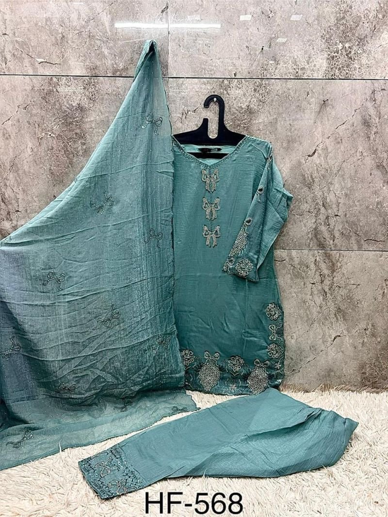 Beautiful Hoor Tex 568 A To D Crunchy Embroidered Salwar Kameez Wholesale 2026