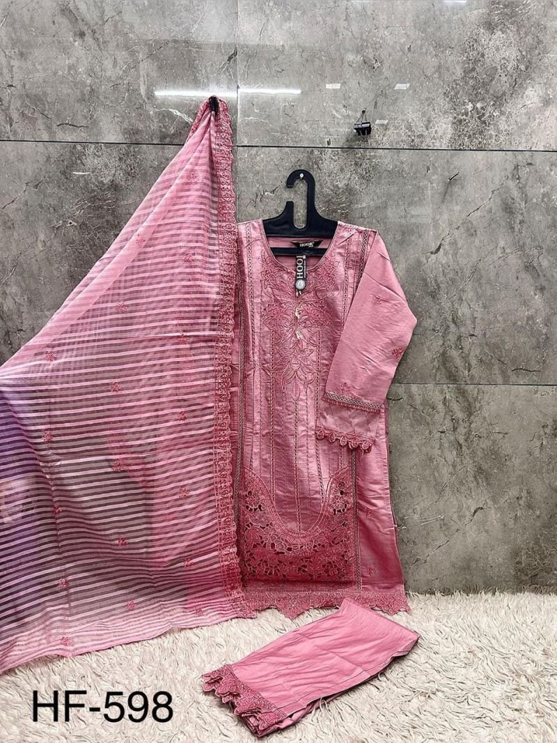 Beautiful Hoor Tex 598 Crystal Viscose Embroidered Pakistani Salwar Kameez Wholesale 2026