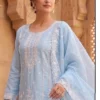 Hoor Tex 737 A To D Heavy Organza Readymade Pakistani Salwar Kameez Wholesale
