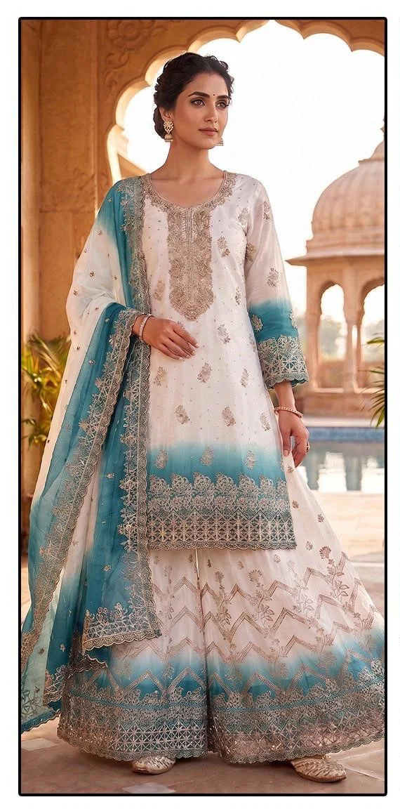 Hoor Tex 749 A To D Crunchy Embroidered Salwar Kameez Wholesale