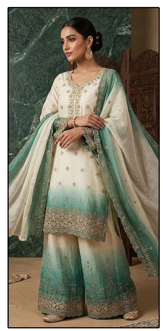 Hoor Tex 788 A To D Crunchy Embroidered Salwar Kameez Wholesale