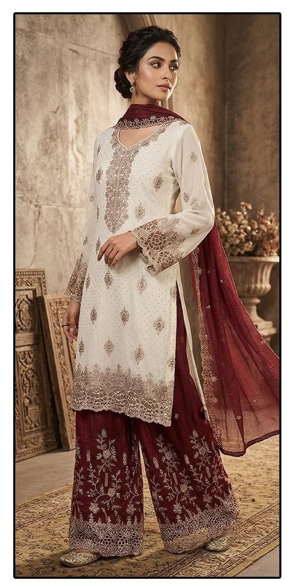 Hoor Tex 793 A To D Crunchy Embroidered Salwar Kameez Wholesale