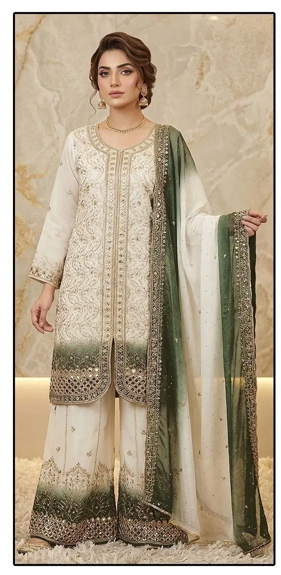 Hoor Tex 796  Simmar Pading Shaded Embroidered Salwar Kameez Wholesale