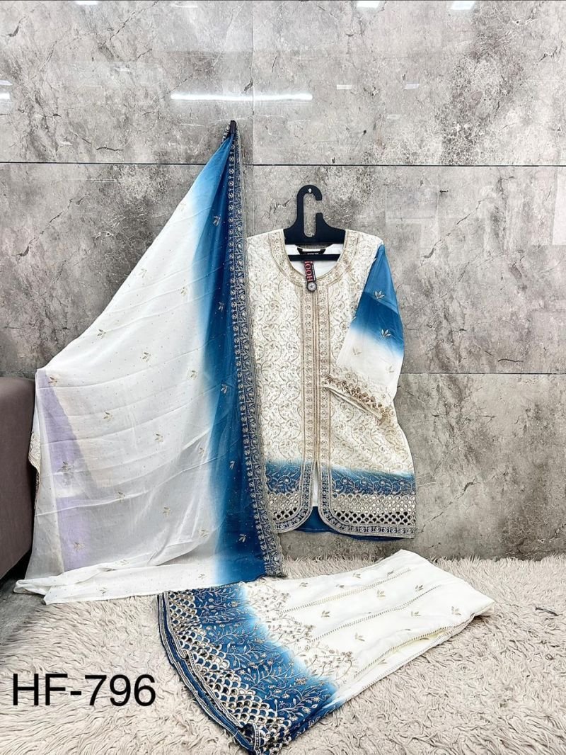 Latest Hoor Tex 796 Simmar Pading Shaded Embroidered Salwar Kameez Wholesale 2026