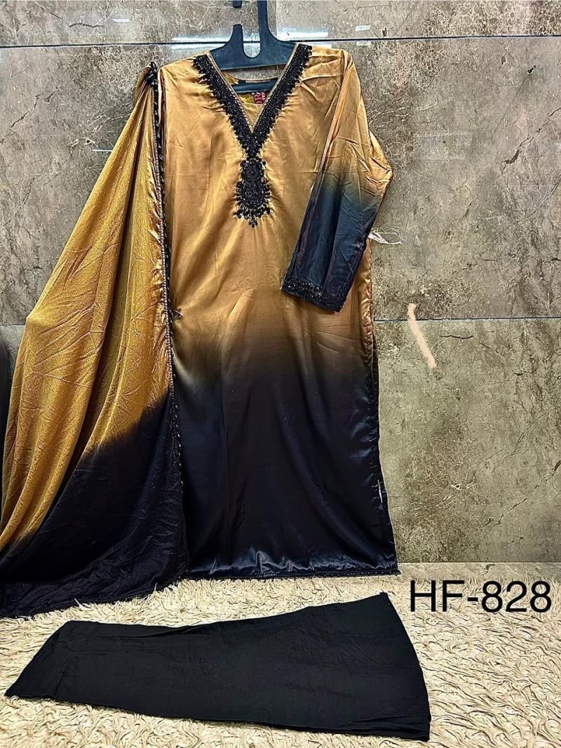 Launching Hoor Tex 828 A To D Heavy Natural Crepe Pakistani Salwar Kameez Wholesale 2026