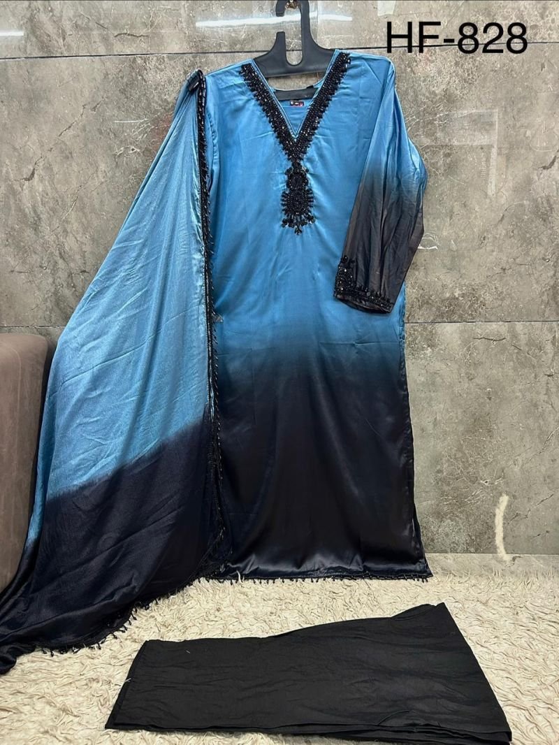 Launching Hoor Tex 828 A To D Heavy Natural Crepe Pakistani Salwar Kameez Wholesale 2026