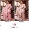 Latest Hoor Tex 873 A To D Rayon Satin Embroidered Salwar Kameez Wholesale 2026