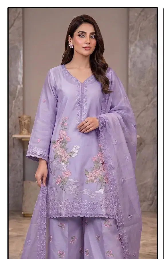 Hoor Tex 877 A To D Malai Satin Embroidered Salwar Kameez Wholesale