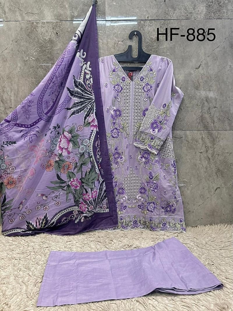 Latest Hoor Tex 885 Cotton Embroidered Salwar Kameez Wholesale 2026