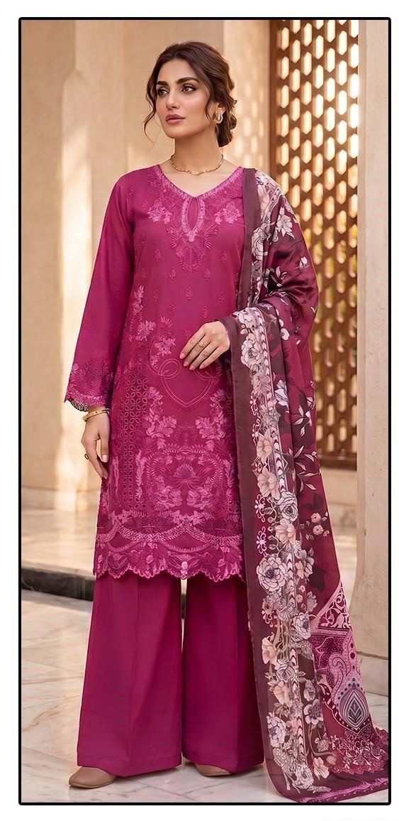 Hoor Tex 891 Cotton Embroidered Salwar Kameez Wholesale