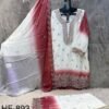 Latest Hoor Tex 893 A To D Georgette Embroidered Salwar Kameez Collection Wholesale 2026
