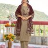 Beautiful Kadlee Deeva Sali Cotton Thread Work Kurti With Bottom Dupatta Wholesale 2026