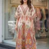 Kaftan Vol 7 French Crepe Printed Long Kaftan Collection Wholesale