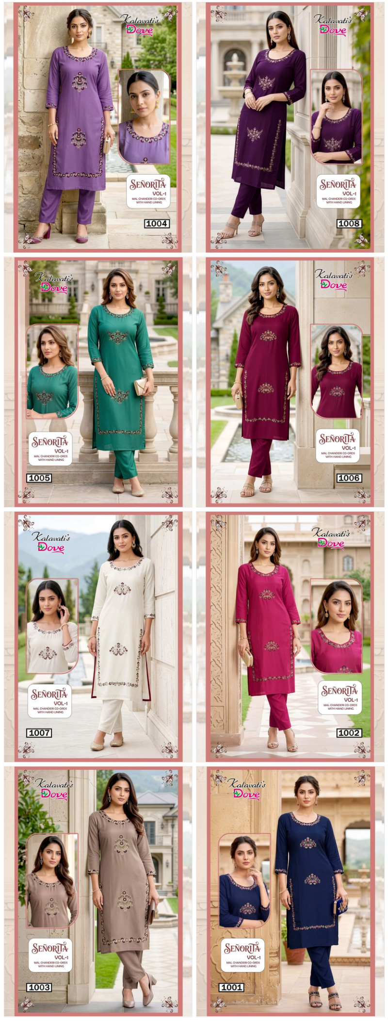Stylish Kalavatis Senorita Vol 1 Mul Chanderi Embroidered Kurti With Bottom Wholesale 2026