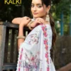 Kashvi Kalki Vol 1 Chocolate Silk Floral Printed Saree Collection Wholesale