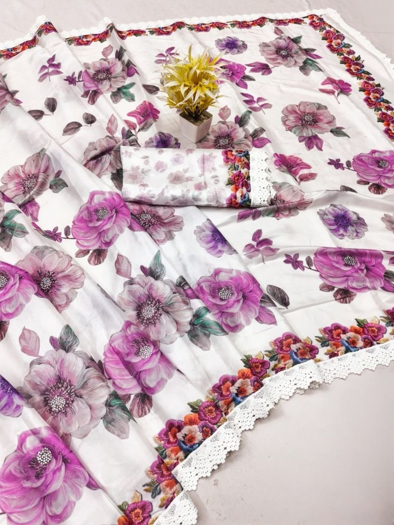 Launching Kashvi Kalki Vol 1 Chocolate Silk Floral Printed Saree Collection Wholesale 2026