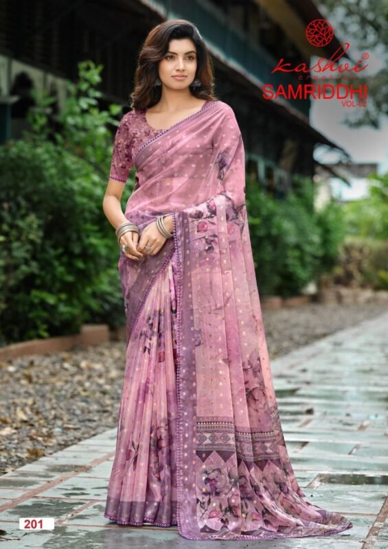 Latest Kashvi Samriddhi Vol 2 Nc Moss Butti Work Saree Collection Wholesale 2026