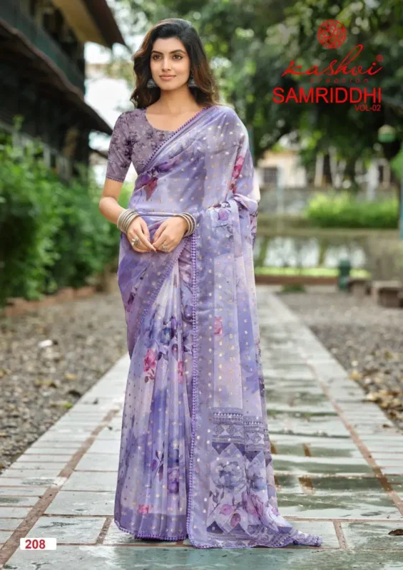 Latest Kashvi Samriddhi Vol 2 Nc Moss Butti Work Saree Collection Wholesale 2026