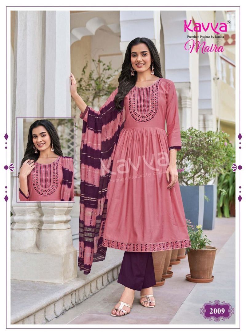 Stylish Kavya Maira Vol 2 Chanderi With Embroidery Work Kurti With Bottom Dupatta Wholesale 2026