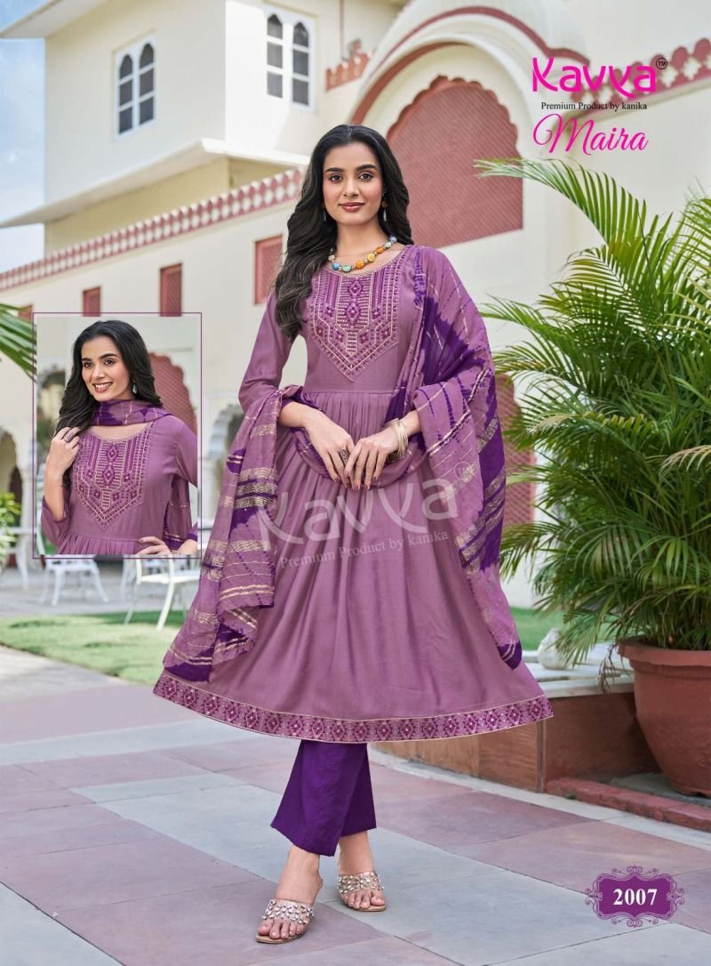 Stylish Kavya Maira Vol 2 Chanderi With Embroidery Work Kurti With Bottom Dupatta Wholesale 2026