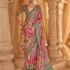 Kreshva Saanj Sakhi Pv Sik Position Printed Saree Collection Wholesale