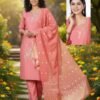 Latest Kum Kum Vol 2 Roman Silk Computer Work Kurti Set Collection Wholesale 2026