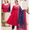 Launching Lily Vol 1 Vertican Plain Embroidery Worked Kurti Set Wholesale 2026
