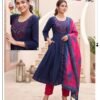 Launching Lily Vol 1 Vertican Plain Embroidery Worked Kurti Set Wholesale 2026
