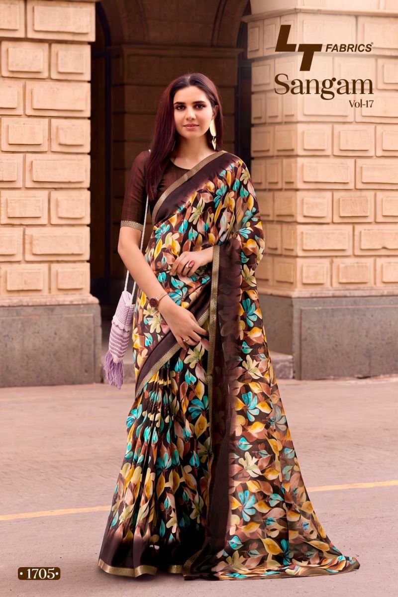 Latest Lt Sangam Vol 17 Micro Printed Saree Collection Wholesale 2026