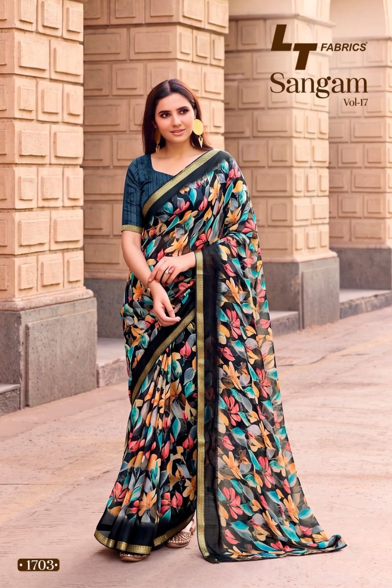 Latest Lt Sangam Vol 17 Micro Printed Saree Collection Wholesale 2026